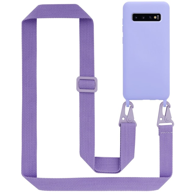 Samsung Galaxy S10 PLUS Etui Cover Kæde (Lilla)