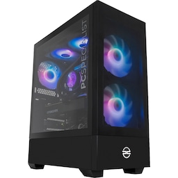 PCSpecialist Prime 330 i7-13F/16/1.024/4070 stationær gaming computer