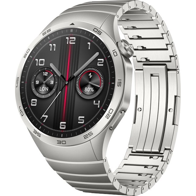 Huawei Watch GT 4 sportsur 46 mm (rustfrit stål)