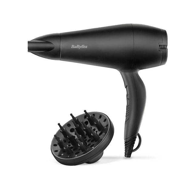 BaByliss D215DE hårtørrer D215DE (Sort)