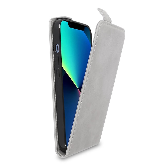 iPhone 13 PRO MAX Pungetui Flip Cover (Grå)