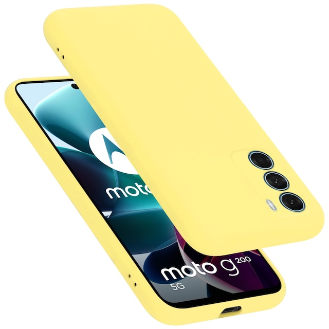 Motorola MOTO G200 5G Cover Etui Case (Gul)