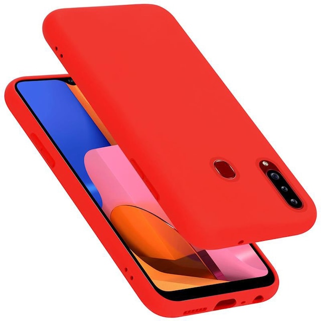Samsung Galaxy A20s Cover Etui Case (Rød)