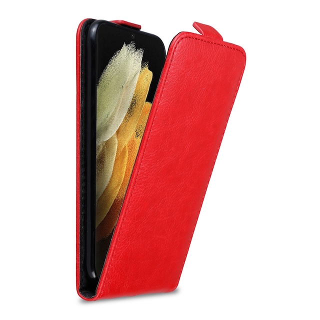 Samsung Galaxy S22 ULTRA Pungetui Flip Cover (Rød)