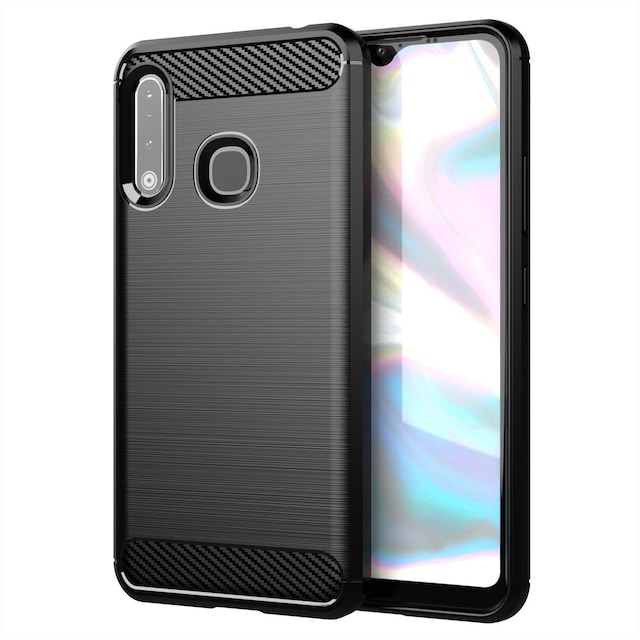 Samsung Galaxy A70e Cover TPU Etui (Sort)