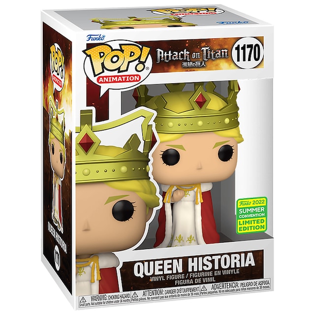 Funko Pop! Vinyl Attack on Titan Queen Historia-figur