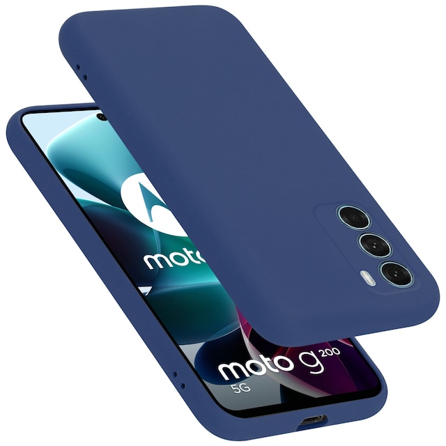 Motorola MOTO G200 5G Cover Etui Case (Blå)