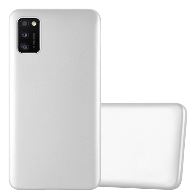 Samsung Galaxy A41 Cover Etui Case (Sølv)