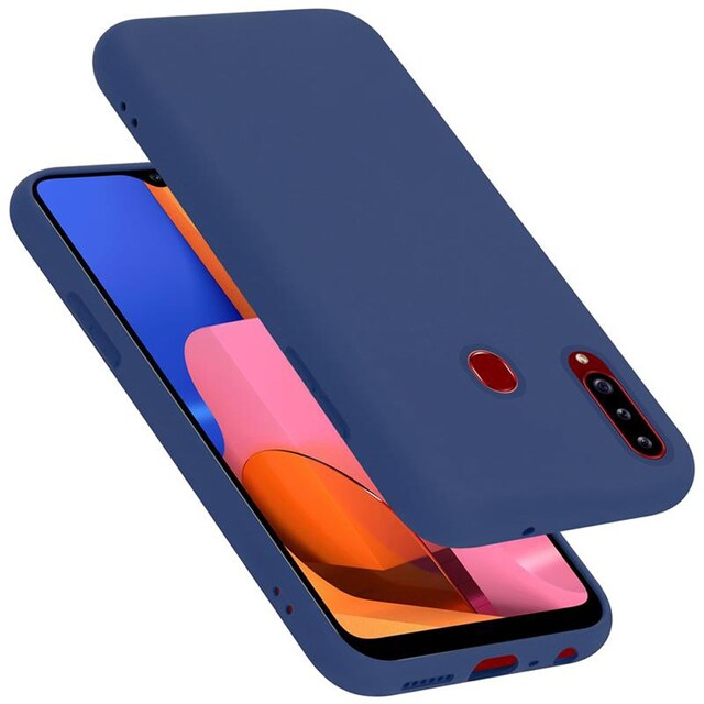 Samsung Galaxy A20s Cover Etui Case (Blå)