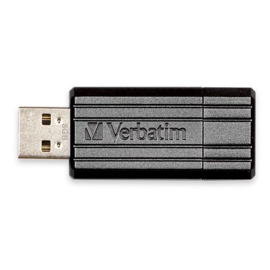 Verbatim USB-stick 8 GB Pinstripe (black) | Elgiganten