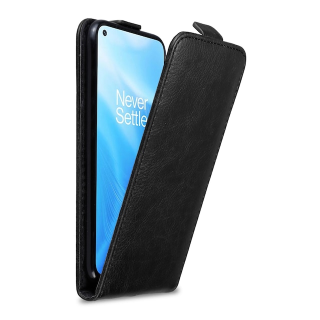 OnePlus Nord N200 5G Pungetui Flip Cover (Sort)