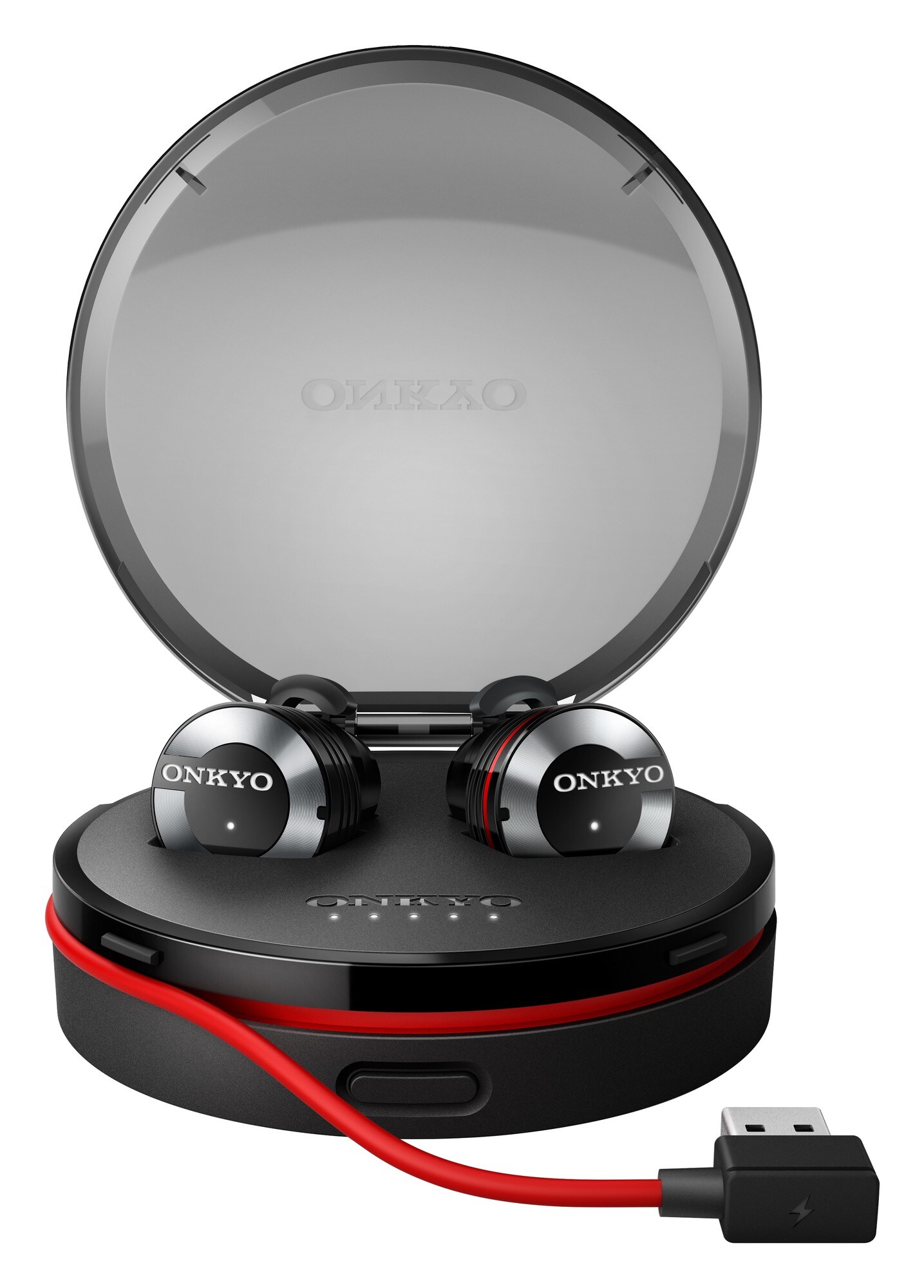 Onkyo trådløse in-ear hovedtelefoner W800BTB - sort ...