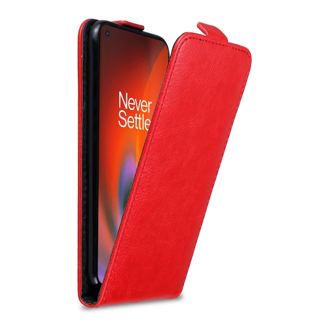 OnePlus Nord 2 5G Pungetui Flip Cover (Rød)