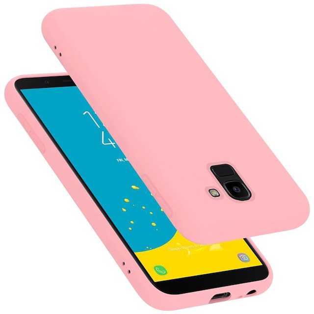 Samsung Galaxy J6 2018 Cover Etui Case (Lyserød)
