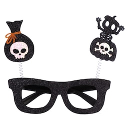 Halloween Briller Fest Kostume Dekoration - Slikpose + skelet