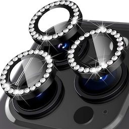 Til iPhone 15 Pro / 15 Pro Max Lens Glitter