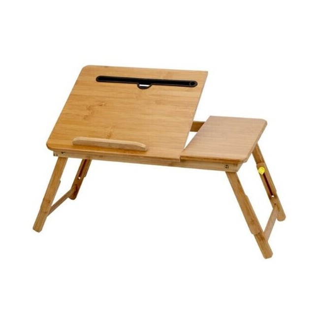 Sammenklappeligt Computerbord I Bambus