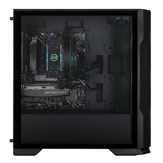 PCSpecialist Core 230 i5-12F/16/1024/4060Ti stationær gaming computer