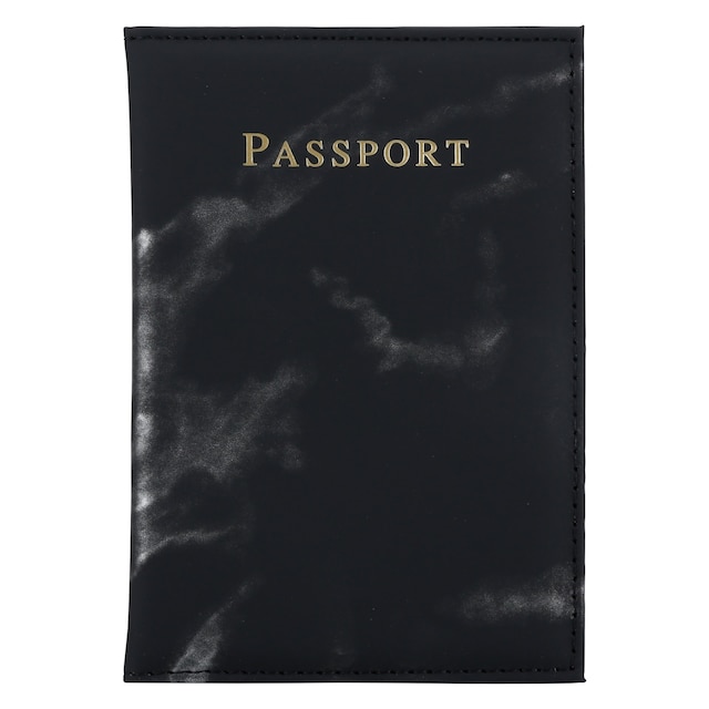 2-delt etui i kunstlæder til beskyttelse af pas og kort