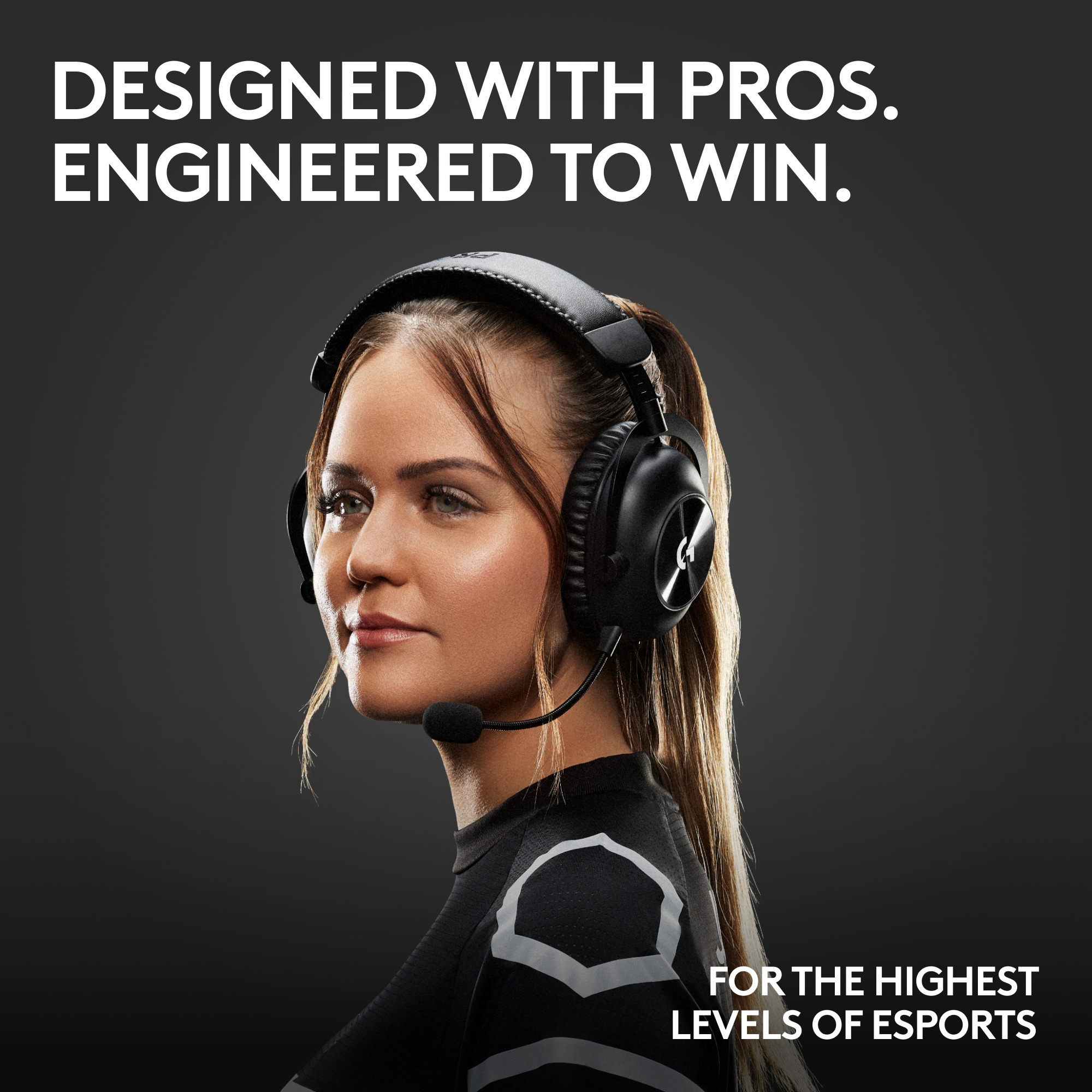 Logitech G Pro X 2 Lightspeed trådløst gaming-headset (hvid)