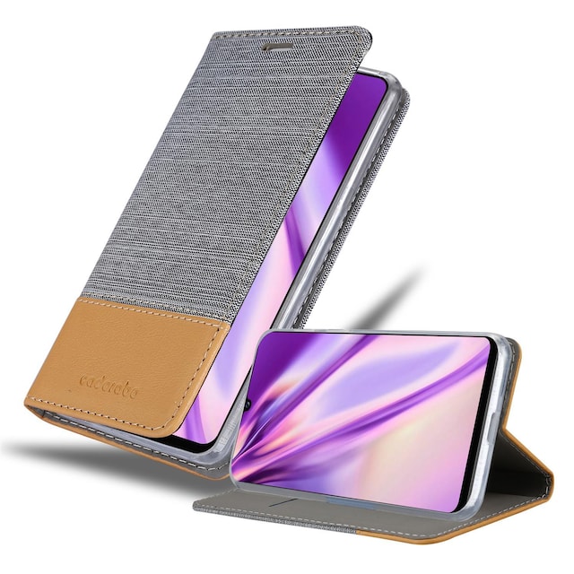Samsung Galaxy A42 4G Pungetui Cover Case (Grå)