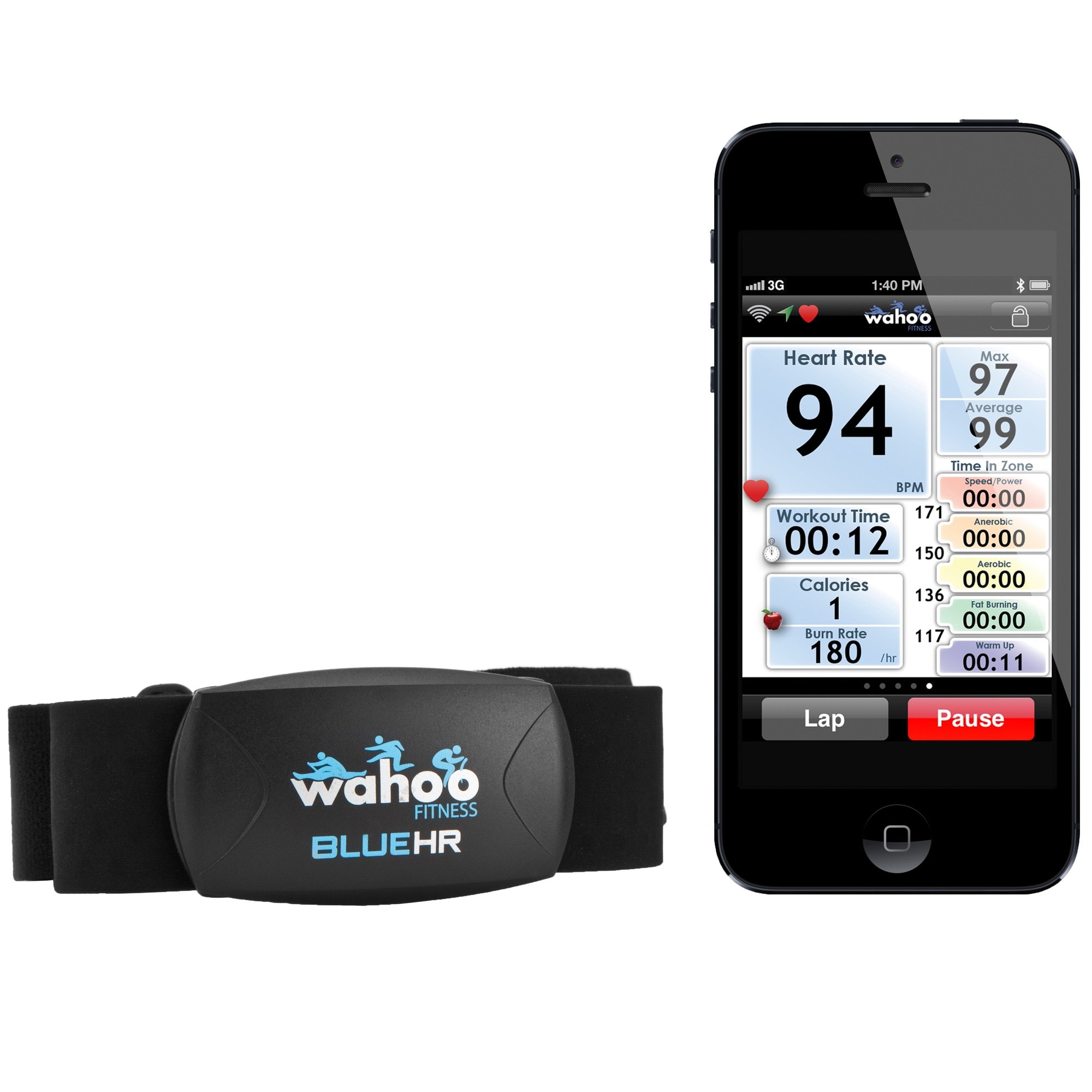 Wahoo Blue HR pulsmåler til iPhone - Fitnessudstyr og tilbehør ...
