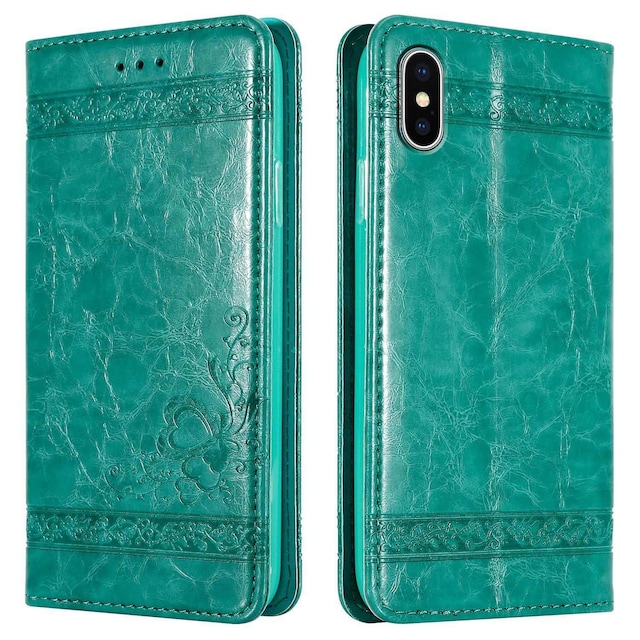 iPhone XS MAX Pungetui Cover Case (Turkis)