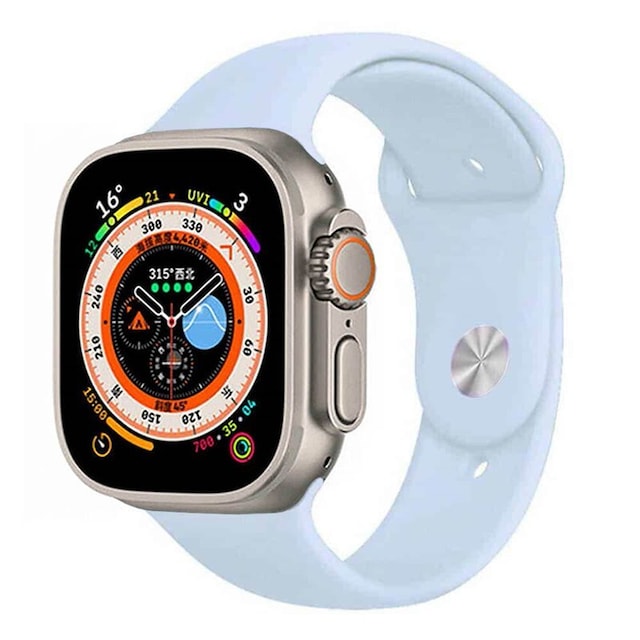 Sport Urrem Apple Watch Ultra (49mm) - Lyseblå