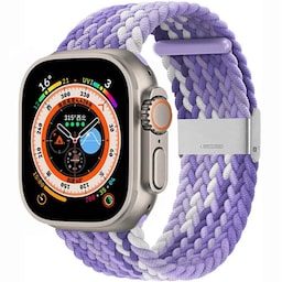 Flettet Urrem Apple Watch Ultra (49mm) - Gradient purple