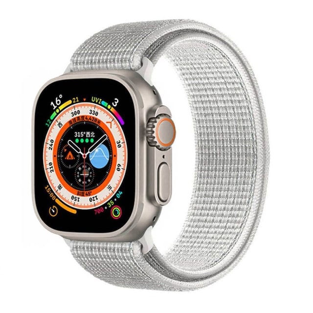 Nylon Urrem Apple Watch Ultra (49mm) - Summit White