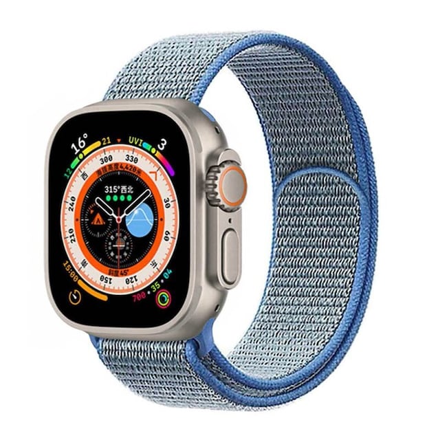 Nylon Urrem Apple Watch Ultra (49mm) - Tahoe Blue