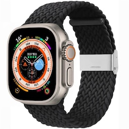 Flettet Urrem Apple Watch Ultra (49mm) - Black