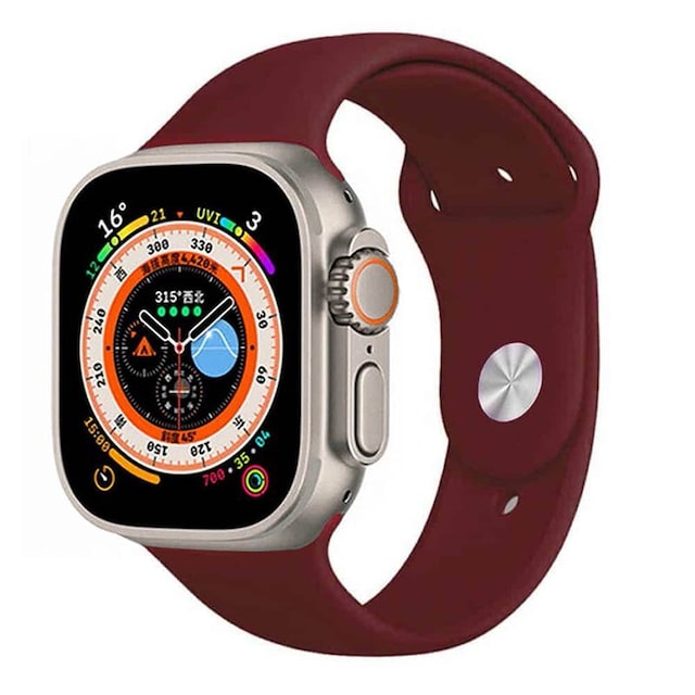 Sport Urrem Apple Watch Ultra (49mm) - Wine red