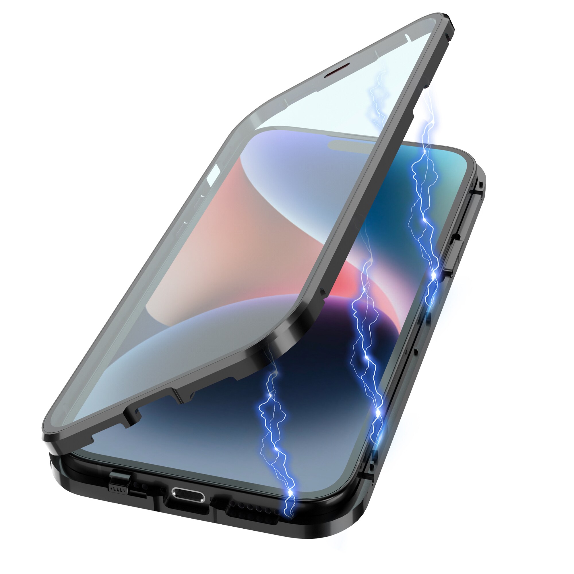 Skærmbeskyttelse magnetisk beskyttende telefonetui med stativ iPhone 14 |  Elgiganten
