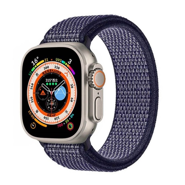 Nylon Urrem Apple Watch Ultra (49mm) - Midnight blue