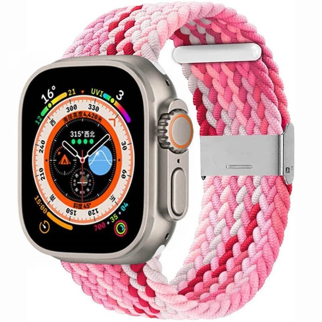 Flettet Urrem Apple Watch Ultra (49mm) - Gradientred