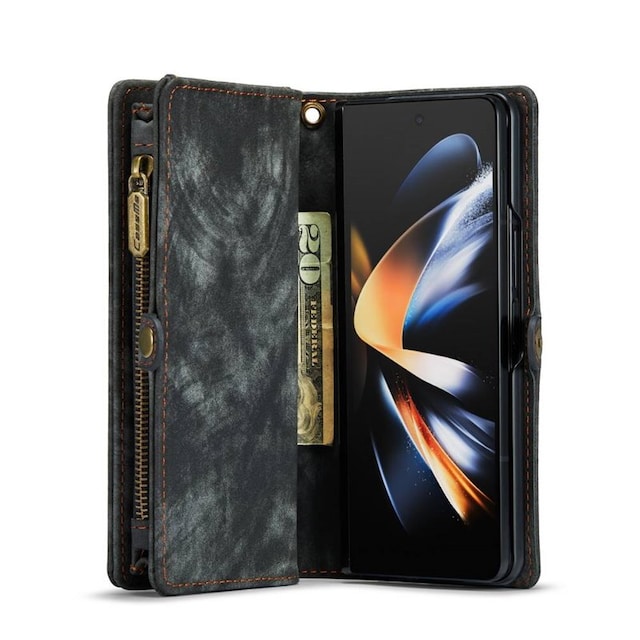 Multi Wallet CaseMe 11-kort Samsung Galaxy Z Fold 4 - Sort/Grå