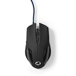 Nedis Gaming Mouse | Kabel | 1200 / 2400 / 4800 / 7200 dpi | Justerbar DPI | Antal knapper: 6 | Programmerbare knapper | Højrehåndet | 1.50 m | Uden Belysning