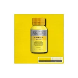 WINSOR Galeria Acrylic 500Ml Cad Yell Pale Hue 114