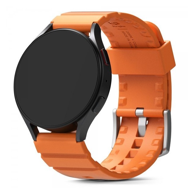 Ringke Samsung Galaxy Watch 20mm Armbånd Rubber One Bold Band Orange