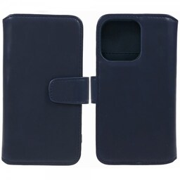 Nordic Covers iPhone 15 Pro Etui Essential Leather Heron Blue