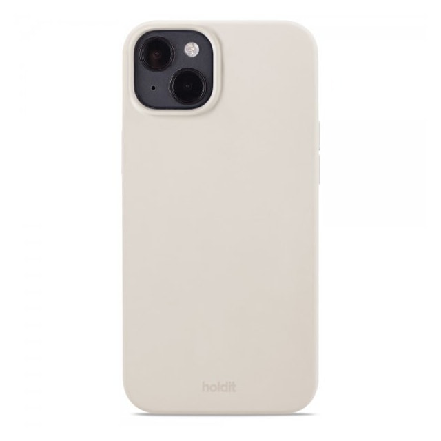 holdit iPhone 15 Plus Cover Silikone Light Beige