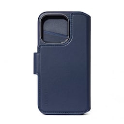 Decoded iPhone 15 Pro Etui Leather Detachable Wallet True Navy