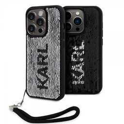 Karl Lagerfeld iPhone 15 Pro Max Cover Sequin Sort