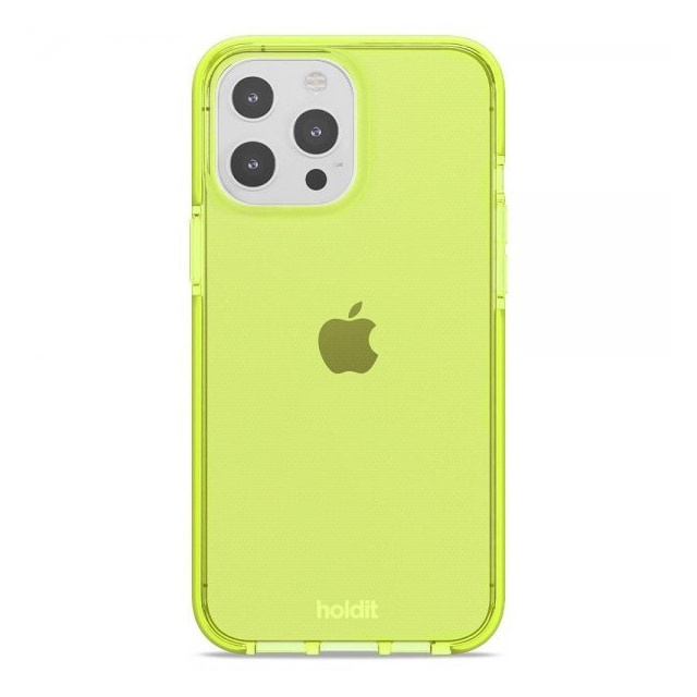 holdit iPhone 13 Pro Max Cover Seethru Acid Green