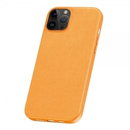 Baseus iPhone 15 Pro Max Cover Fauxther Series Orange