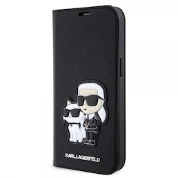 Karl Lagerfeld iPhone 14 Etui NFT Saffiano Sort