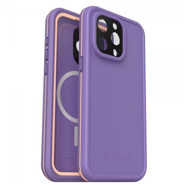Otterbox iPhone 15 Pro Max Cover Fre MagSafe Rule of Plum