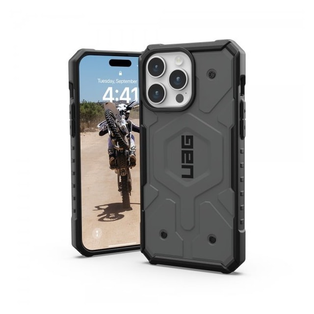 Urban Armor Gear (UAG) iPhone 15 Pro Max Cover Pathfinder MagSafe Sølv