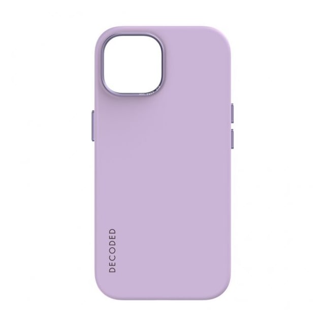 Decoded iPhone 15 Pro Max Cover Silicone Backcover Lavendel